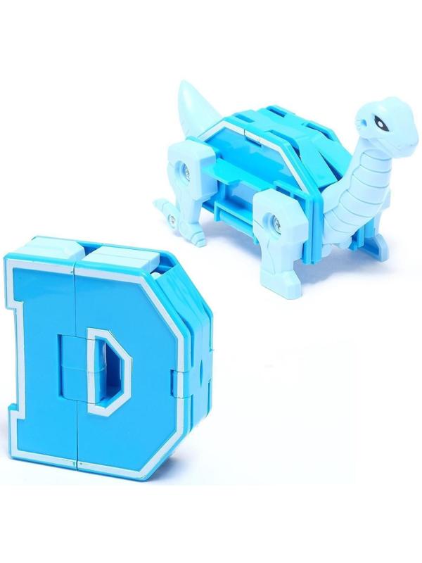 Робот «Дино-буква», трансформируется в динозавра / вариант Микс