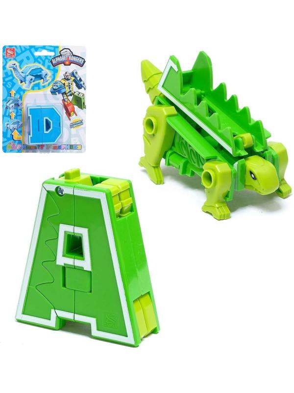 Робот «Дино-буква», трансформируется в динозавра / вариант Микс