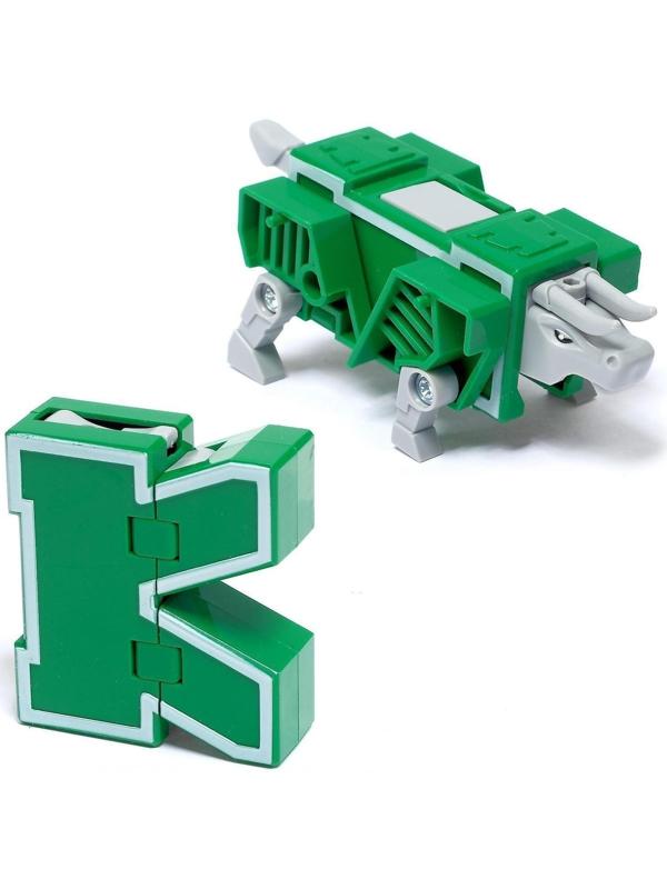 Робот «Дино-буква», трансформируется в динозавра / вариант Микс