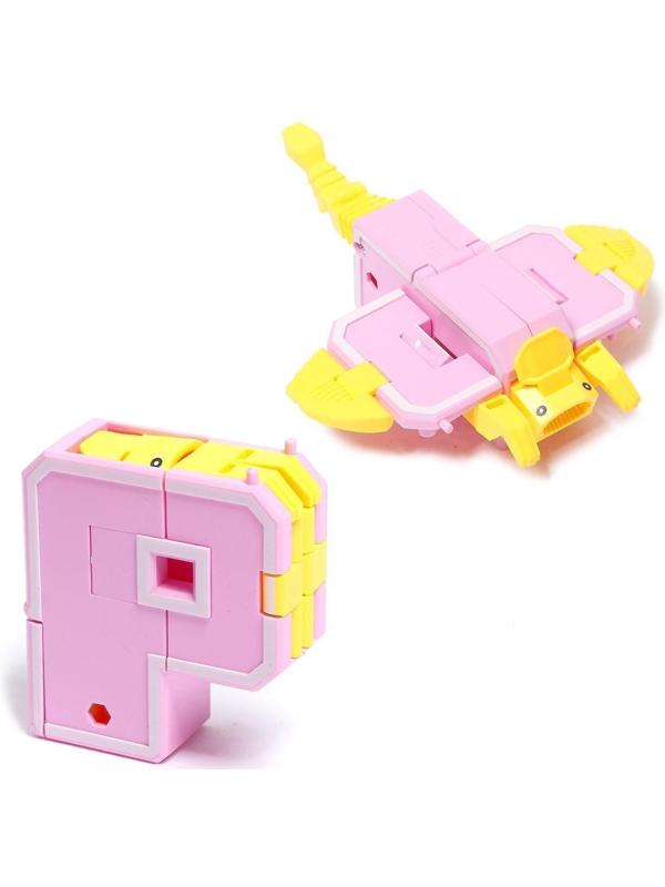 Робот «Дино-буква», трансформируется в динозавра / вариант Микс