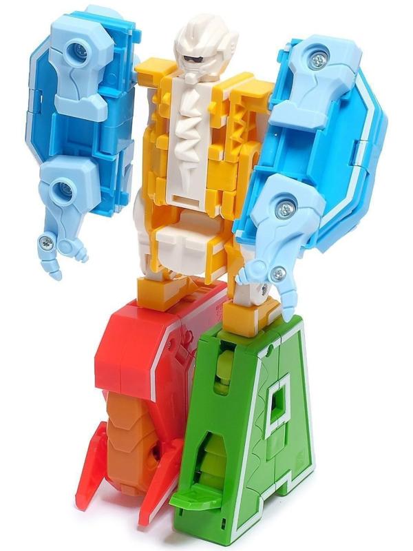 Робот «Дино-буква», трансформируется в динозавра / вариант Микс