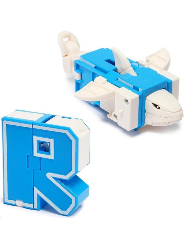 Робот «Дино-буква», трансформируется в динозавра / вариант Микс