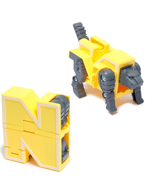 Робот «Дино-буква», трансформируется в динозавра / вариант Микс