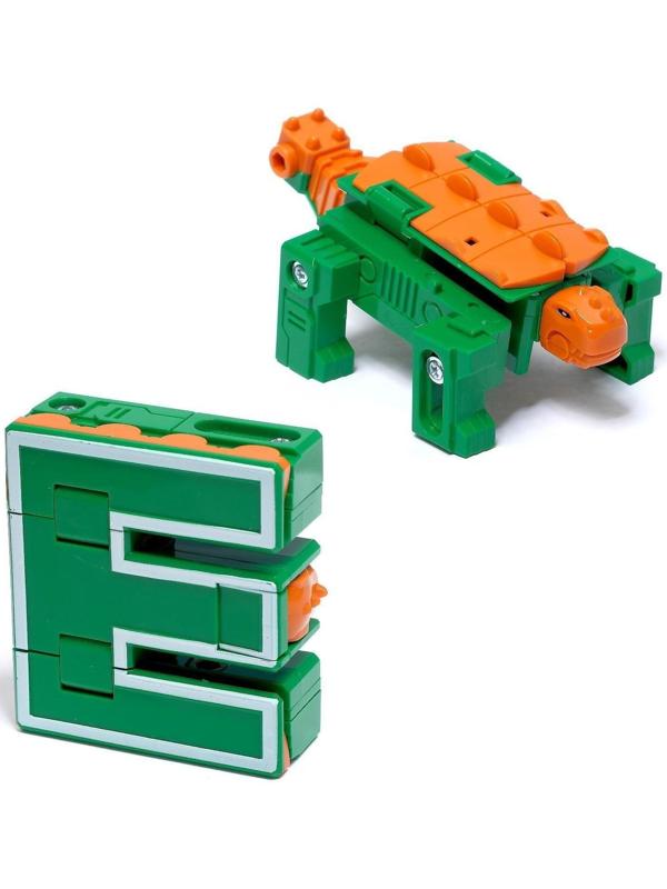 Робот «Дино-буква», трансформируется в динозавра / вариант Микс