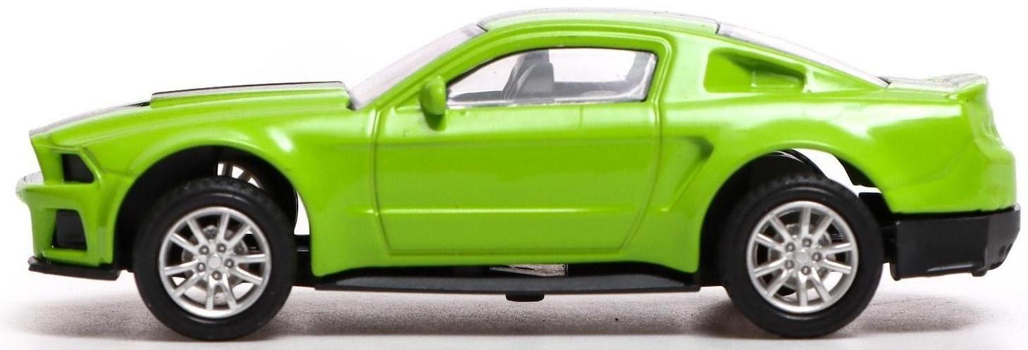 Машина металлическая «Спорт», инерционная, масштаб 1:43, цвет зелёный