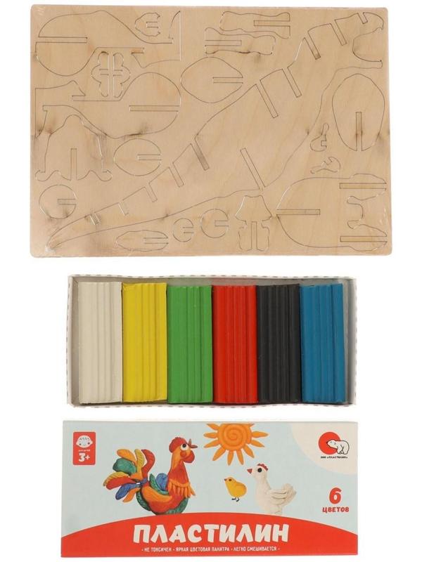 Развивающая игра из дерева «Динозаврик»