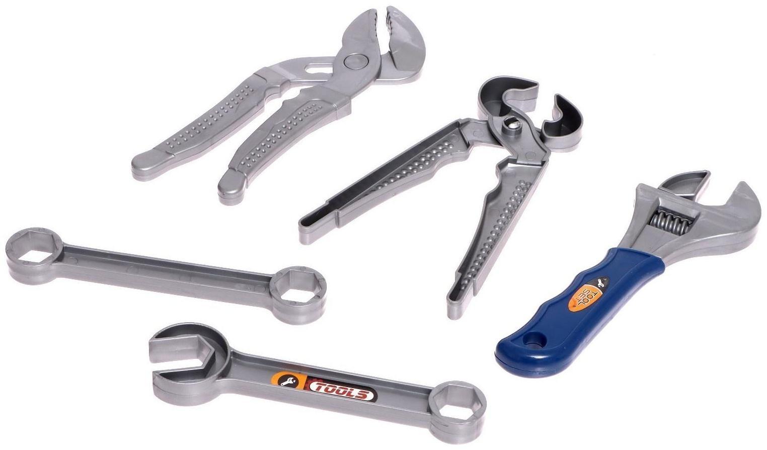 Набор инструментов «Инженер», 19 предметов, с каской