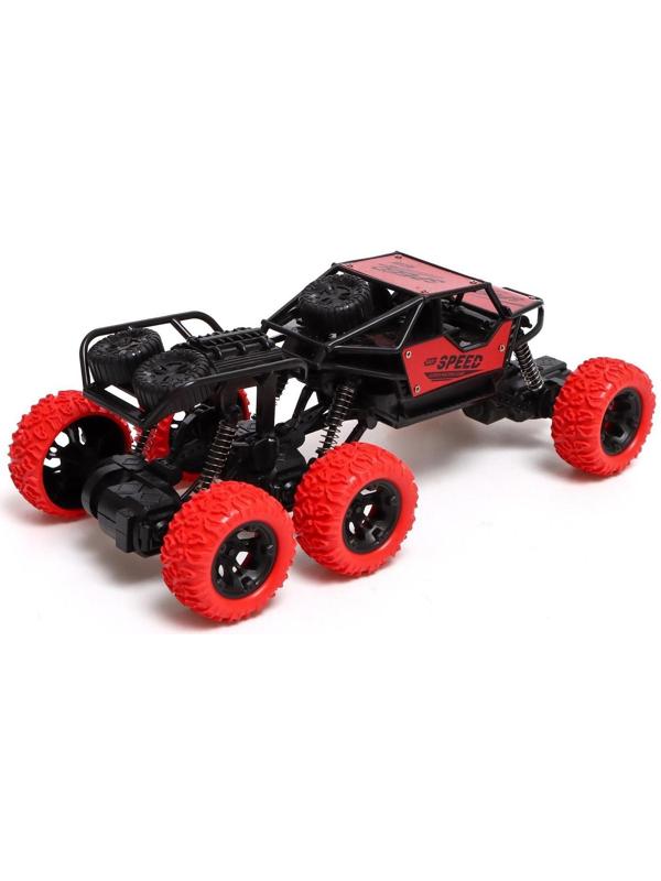 Джип радиоуправляемый, 1:18, работает от аккумулятора, цвет красный