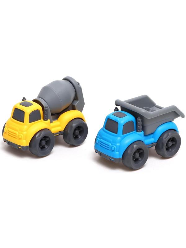 Грузовик TRUCK, с 2 машинками, световые и звуковые эффекты