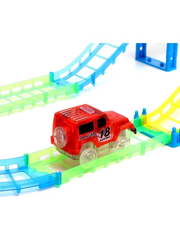 Автотрек Flash Track, с 2 машинками, 1006 см, работает от батареек
