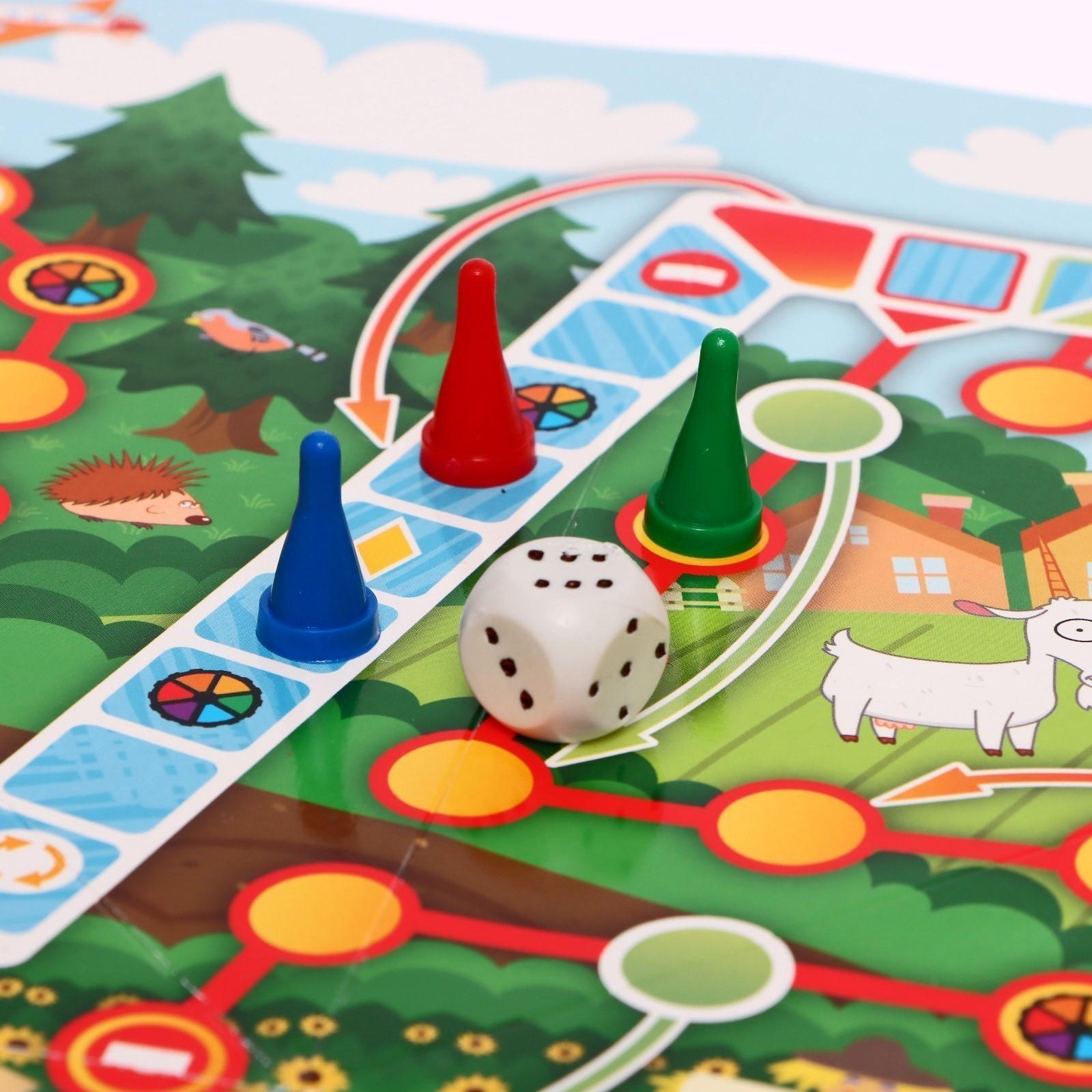 Настольная игра-ходилка «Синий трактор»