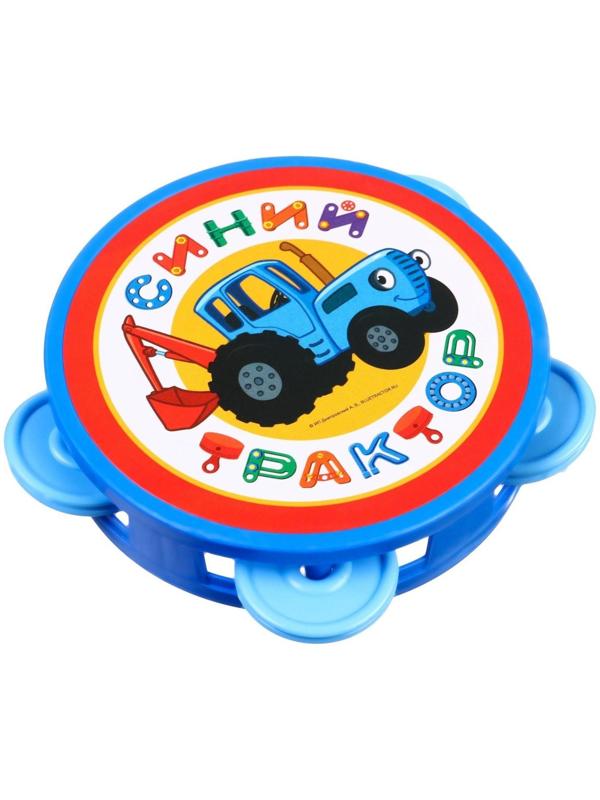 Музыкальные инструменты «Маракасы и бубен: Синий трактор», 3 предмета