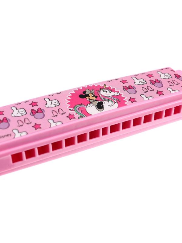 Музыкальная игрушка «Гармошка: Минни Маус», цвет розовый