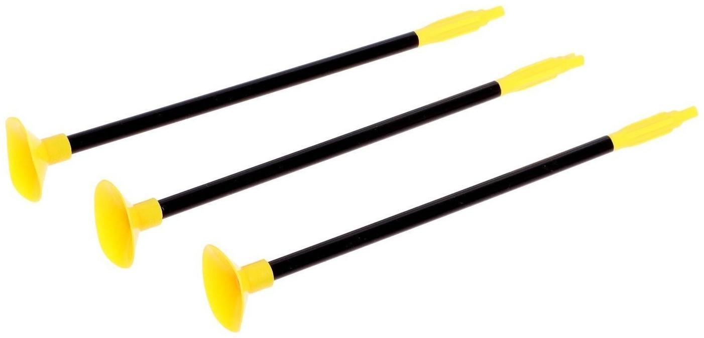 Арбалет «Спортивный», стреляет присосками, с лазером, цвета МИКС