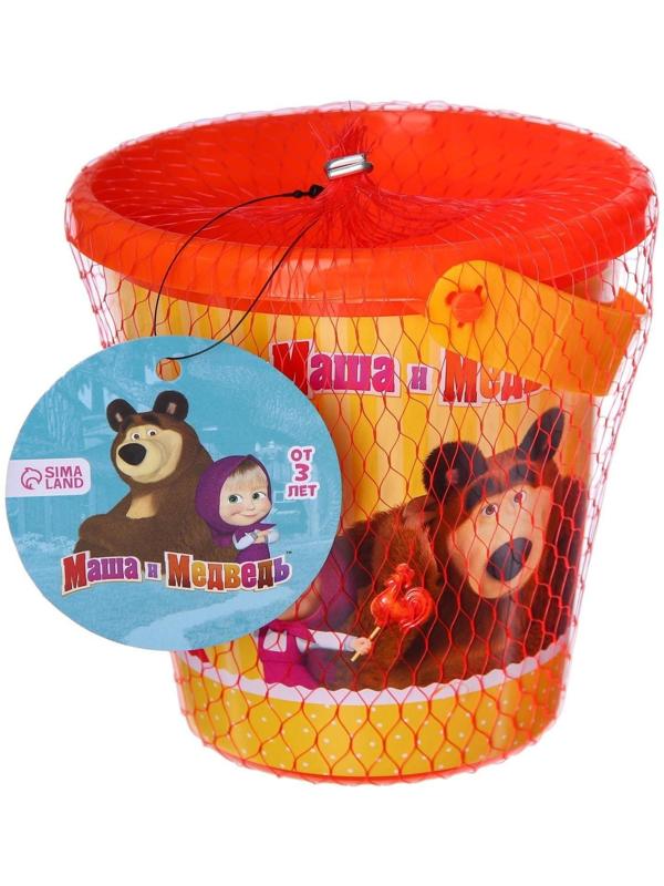 Ведро для игры с песком, Маша и Медведь, 1 л