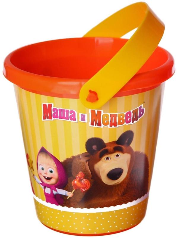 Ведро для игры с песком, Маша и Медведь, 1 л