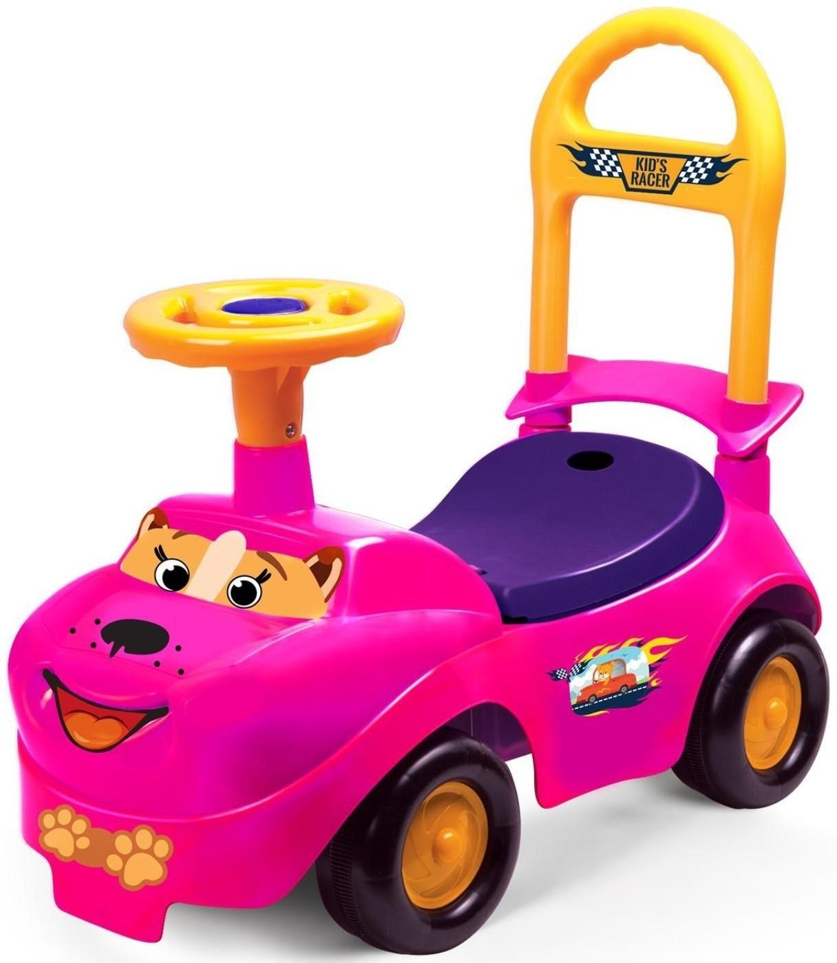 Машина-каталка Zarrin TinyTot, с клаксоном, цвет розовый