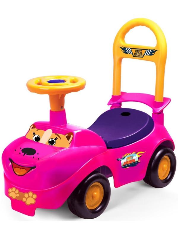 Машина-каталка Zarrin TinyTot, с клаксоном, цвет розовый