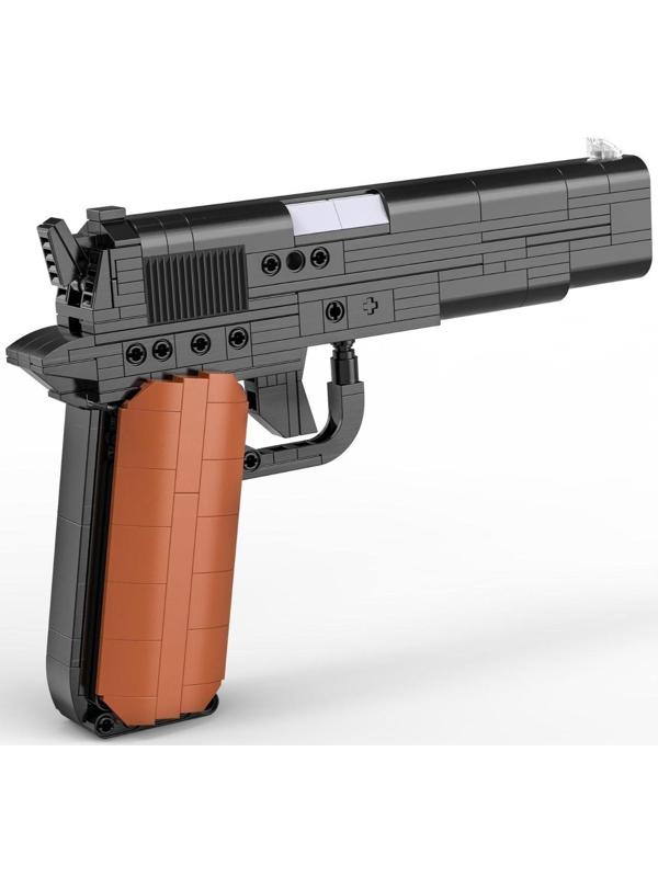 Конструктор техно «Пистолет», 332 детали, 6 пуль, стреляет