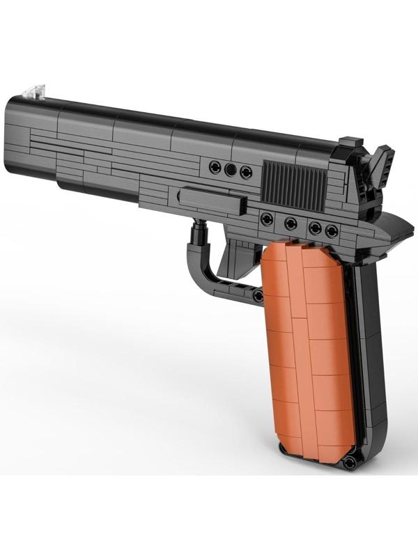 Конструктор техно «Пистолет», 332 детали, 6 пуль, стреляет