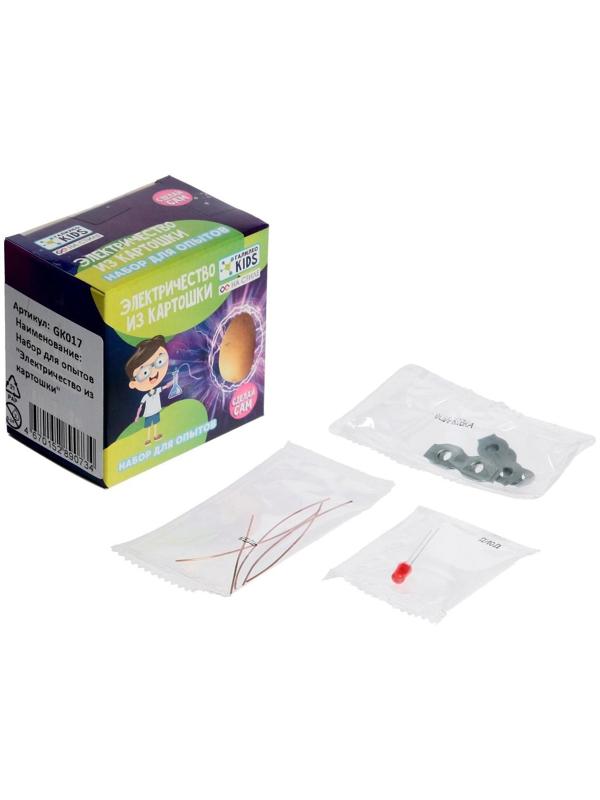 Набор для опытов «Электричество из картошки»