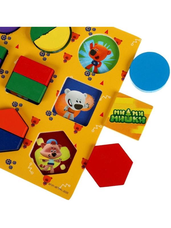 Вкладыши Геометрики «Ми-ми-мишки» 15 × 15 см