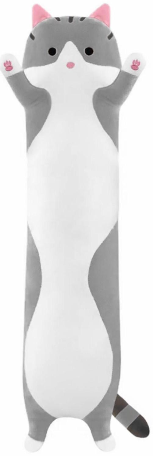 Мягкая игрушка «Кот Батон», цвет серый, 110 см