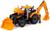 Экскаватор-погрузчик «Прогресс» инерционный, цвет оранжевый