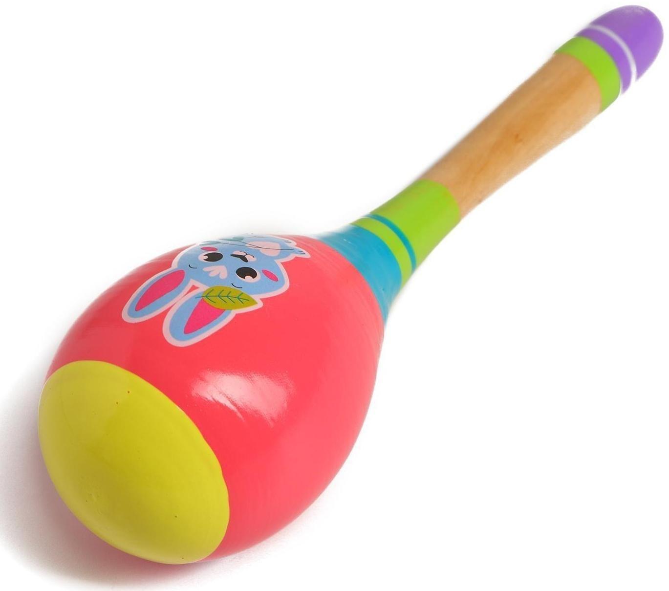 Маракас «Зайчик» 20 × 6 см