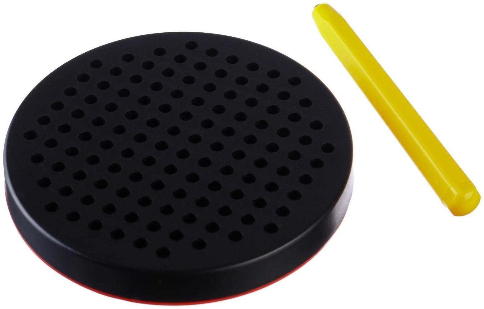 Планшет обучающий «Магнитное рисование: Сказочный патруль», 120 отверстий, цвет чёрный