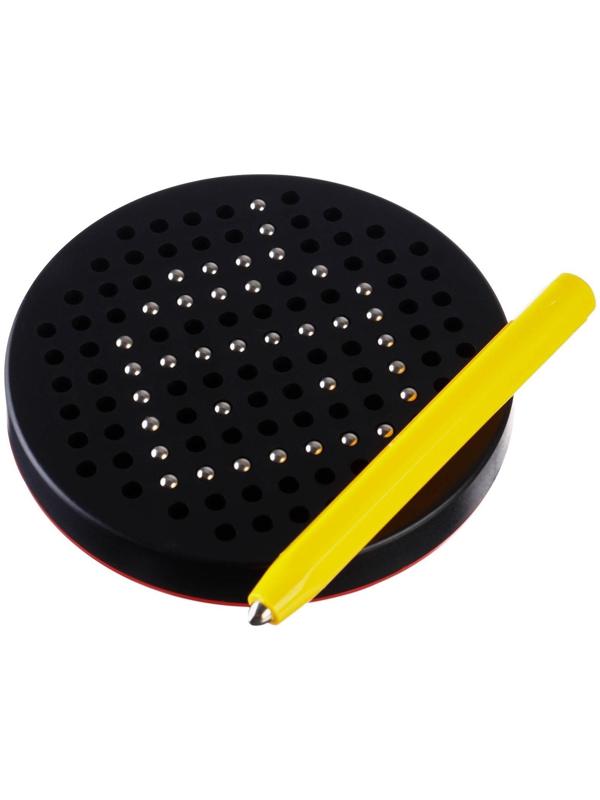 Планшет обучающий «Магнитное рисование: Сказочный патруль», 120 отверстий, цвет чёрный