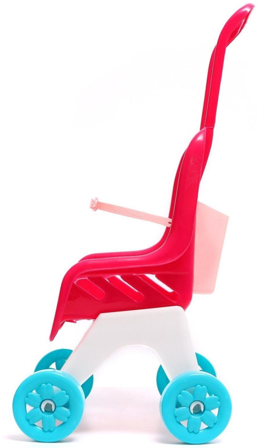 Коляска для куклы «Прогулочная», МИКС