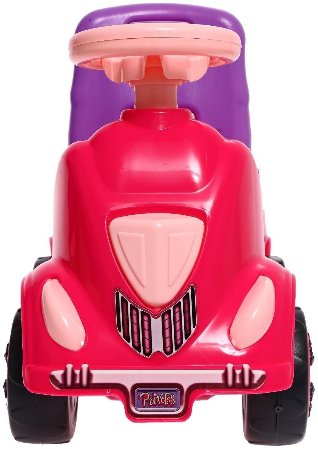 Машина-каталка Cool Riders «Принцесса», с клаксоном, цвет розовый