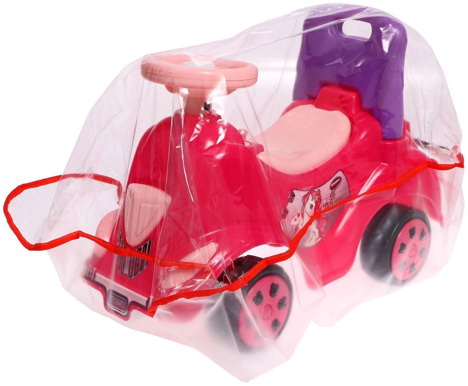 Машина-каталка Cool Riders «Принцесса», с клаксоном, цвет розовый