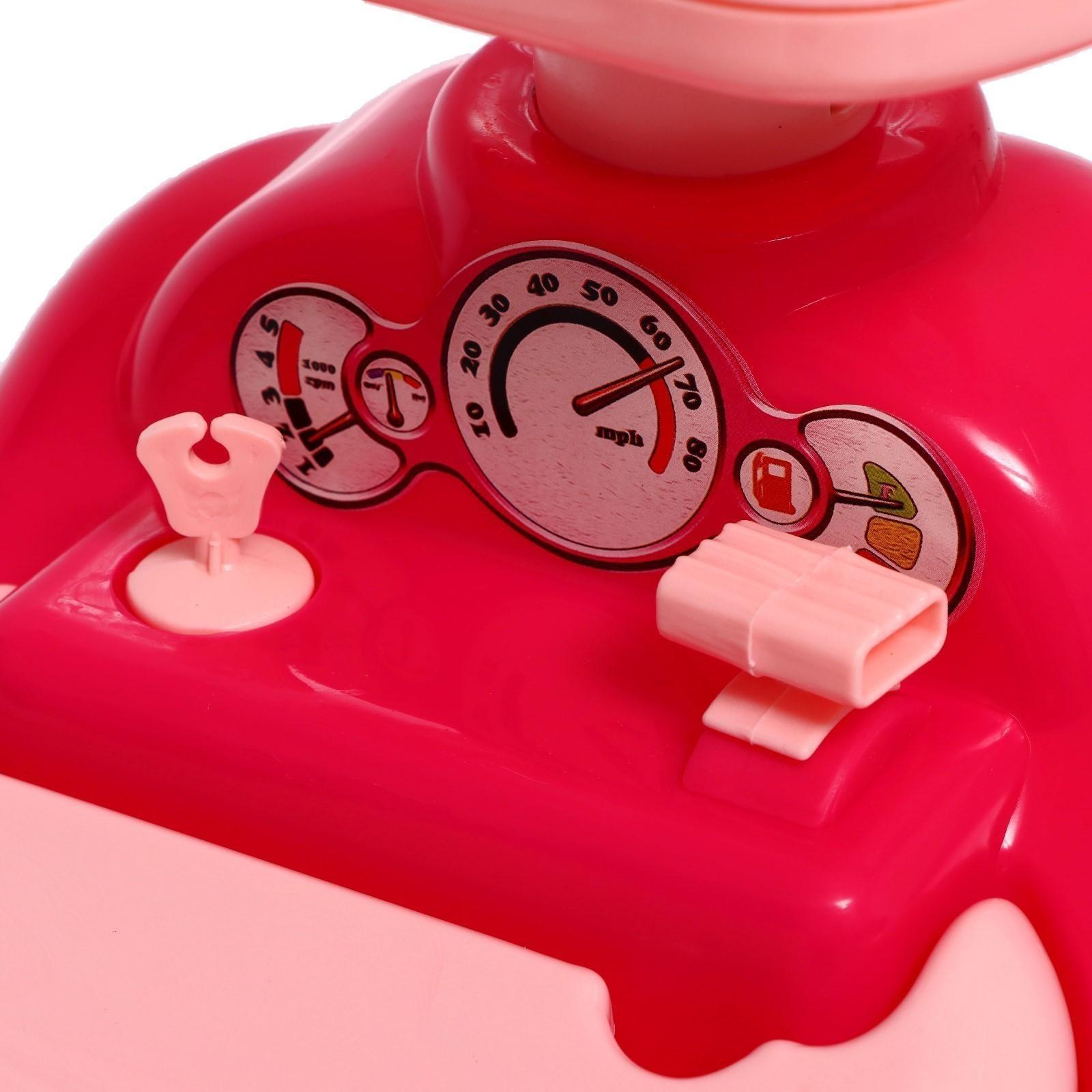 Машина-каталка Cool Riders «Принцесса», с клаксоном, цвет розовый