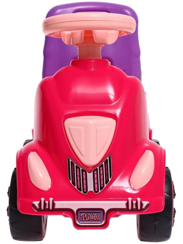 Машина-каталка Cool Riders «Принцесса», с клаксоном, цвет розовый