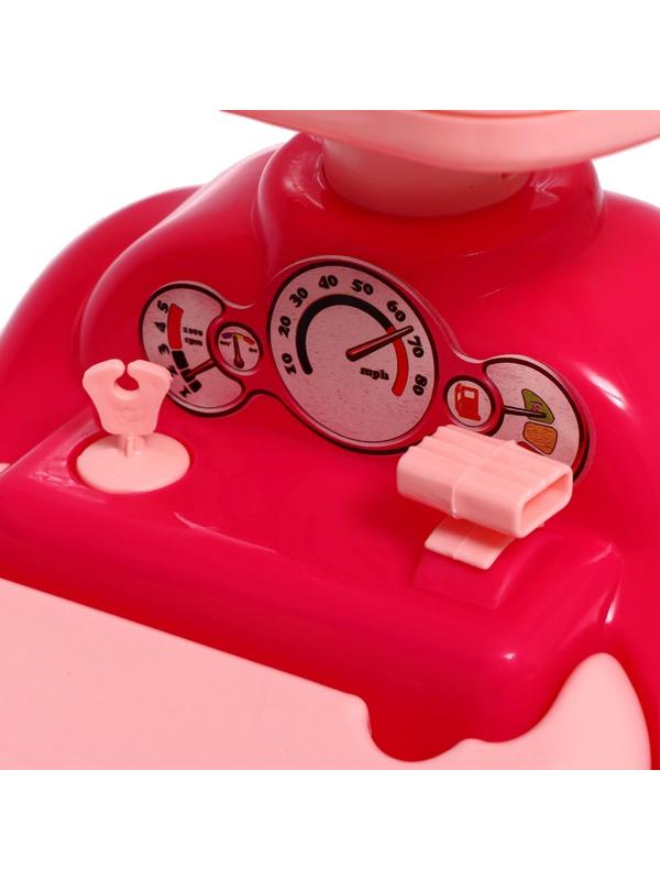 Машина-каталка Cool Riders «Принцесса», с клаксоном, цвет розовый