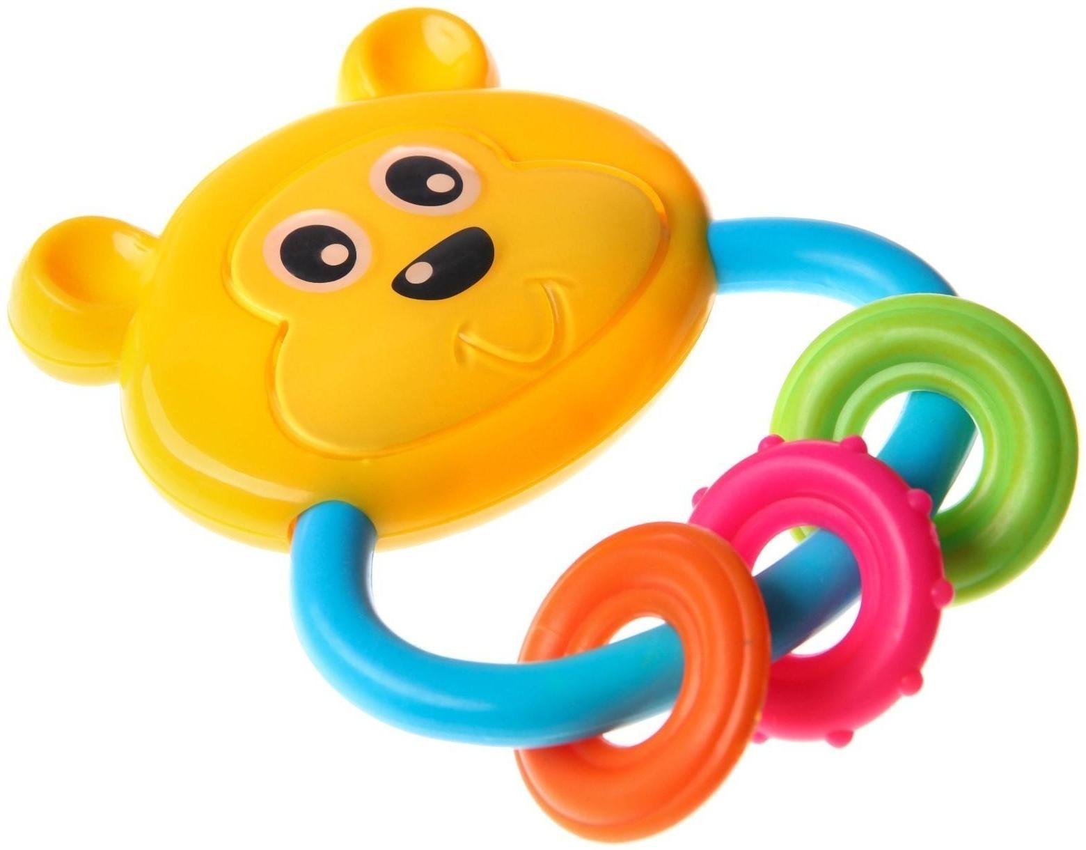 Погремушка «Мишка» на кольце