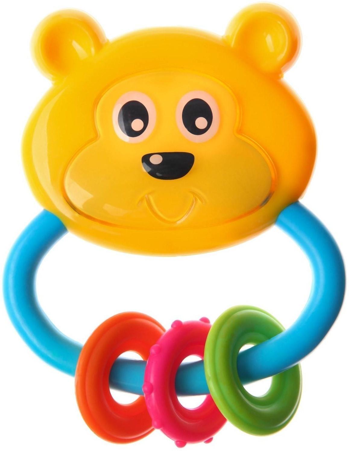 Погремушка «Мишка» на кольце