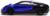Машина радиоуправляемая «Купе», в комплекте педали и руль, работает от батареек, цвет синий