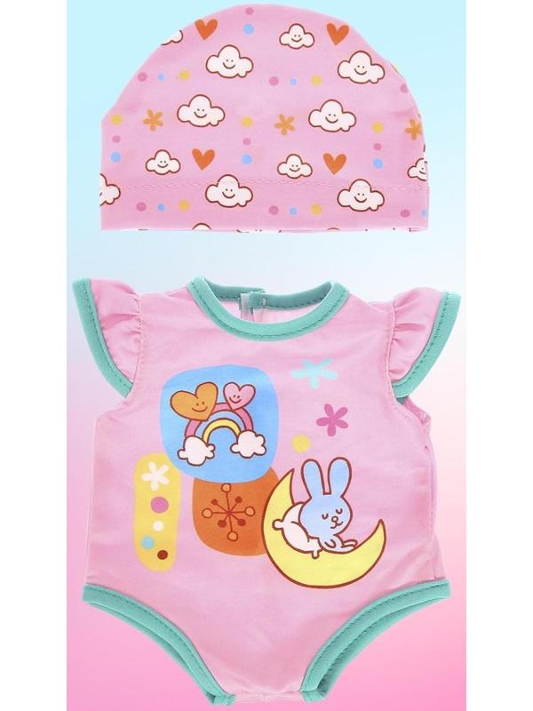 Одежда для пупса «Малыш» боди, шапочка