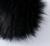 Помпон искусственный мех песец 14 см (61-Черный)