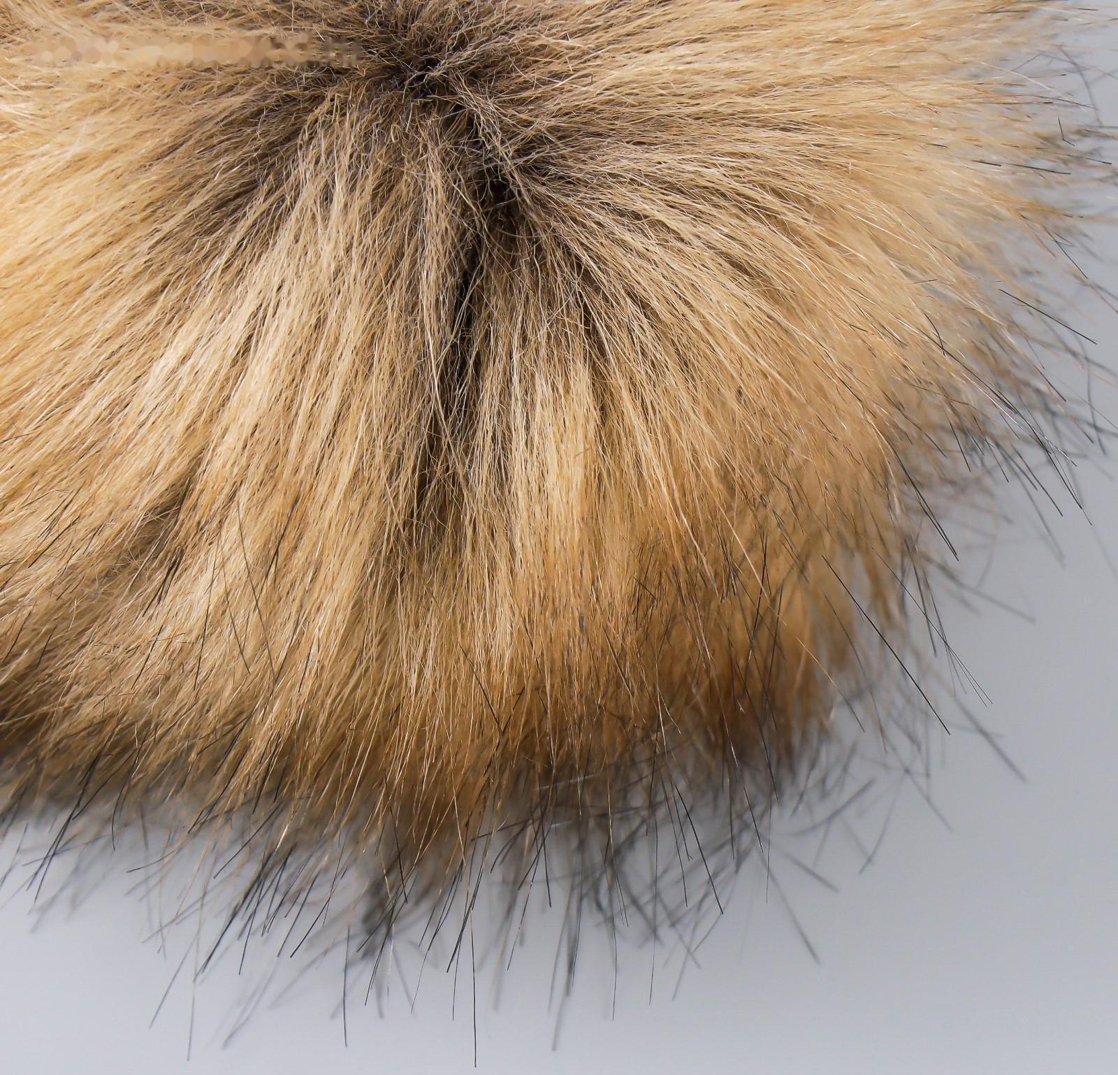 Помпон искусственный мех песец 14 см (30-Енот)