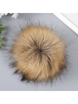Помпон искусственный мех песец 14 см (30-Енот)