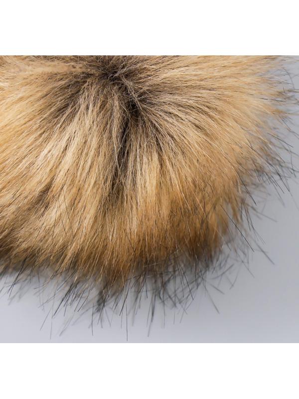 Помпон искусственный мех песец 14 см (30-Енот)