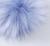 Помпон искусственный мех песец 14 см (22-Светлый джинс)