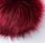 Помпон искусственный мех песец 14 см (10-Бордо)