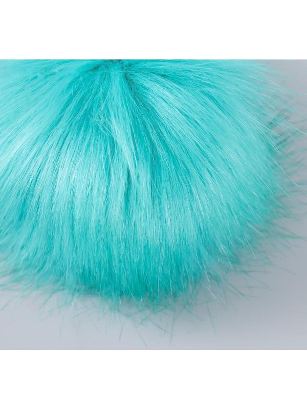 Помпон искусственный мех песец 14 см (63-Мята)