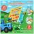 Музыкальная игрушка обучающая «Умная книга», с интерактивной ручкой, звук, свет СИНИЙ ТРАКТОР