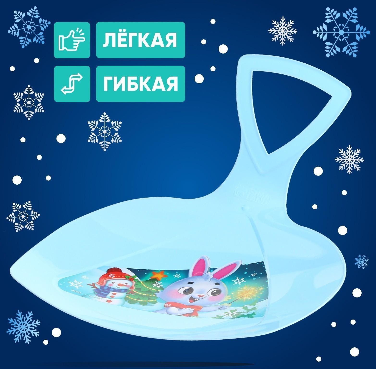 Ледянка «Новогодний заяц»